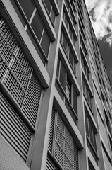 Fototapeta premium perspective detail of a building