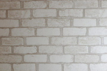 Beautiful wallpaper as brick wall background