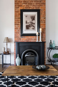 Victorian fireplace