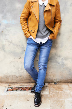 Stylish urban outfit. Autumn.