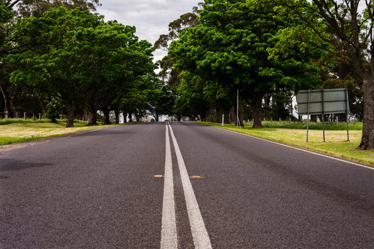 bitumen road in the country