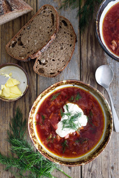 Borscht soup