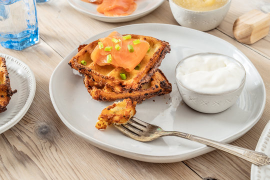 Latke Waffles For Hanukkah