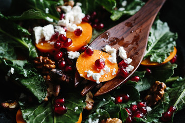 Spinach and Persimmon Salad
