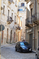 Obraz na płótnie Canvas Urban architecture in Italy,Sicily.Sightseeing photo