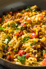 Homemade Organic Southwestern Egg Scramble