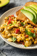 Homemade Organic Southwestern Egg Scramble