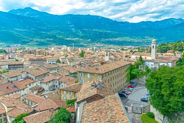 Rovereto town in Trentino, Italy