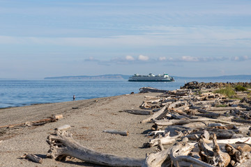 Ferry boat on Puget Sound