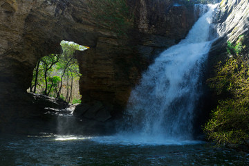 Pure mountain waterfall Cantonigros