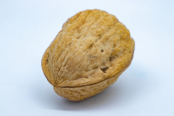 walnuts isolated on white background