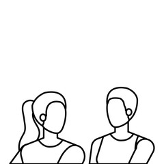 beautiful and young women characters