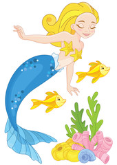 Cute Mermaid Princess