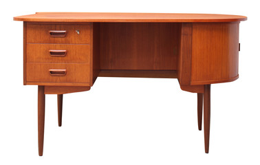 1950's, Teak vintage writedesk, mid-century, contemporary, model 54, danish design, Kai Kristiansen, 