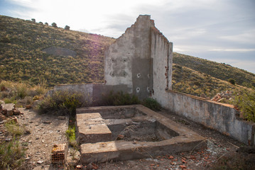 ruinas en las minas de los Casimiros