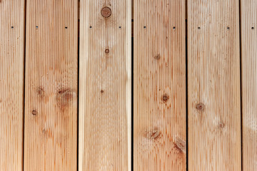 wooden terrace made of Siberian larch background