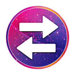 Transfer arrow icon creative trendy colorful round button illustration
