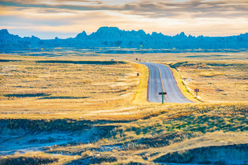 Badlands National Park. Located in southwestern South Dakota, USA.