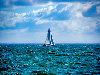 Sail on Rough Sea