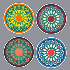 Vintage floral pattern for decorative design