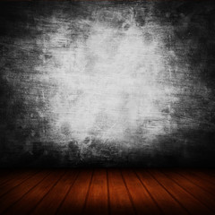empty interior room with grunge wall