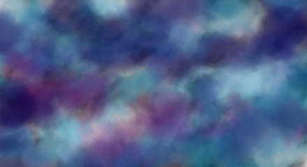 sky with clouds digital painting abstract illustration colorful purple blue smooth background