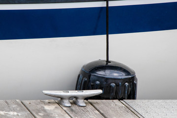 boat, cleat, dock and fender