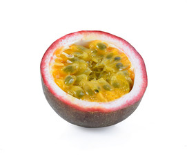 passion fruit isolated on white background