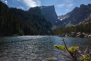lake in the mountains
