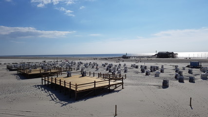 Obraz premium Strand in St. Peter-Ording