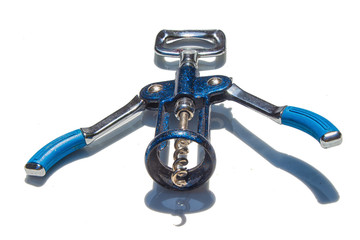 Corkscrew on White Background