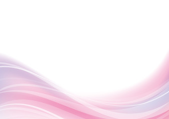 アブストラクト　曲線　波　背景　ピンク