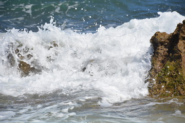 Crashing Wave Beach Shore