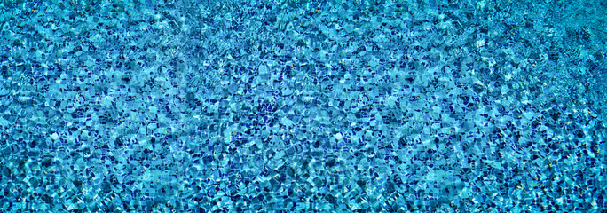 Fototapeta na wymiar Swimming pool water surface