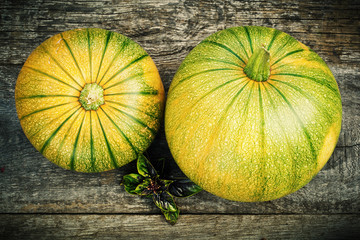 Pumpkin and pattypan