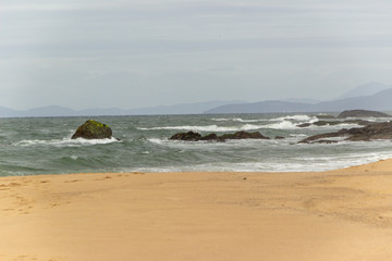 red beach lookout in Penha Santa Catarina