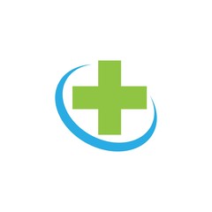 Obraz premium Cross Medical Logo template