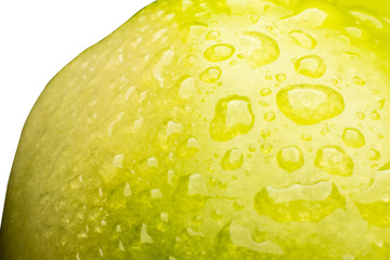 lemon on green background