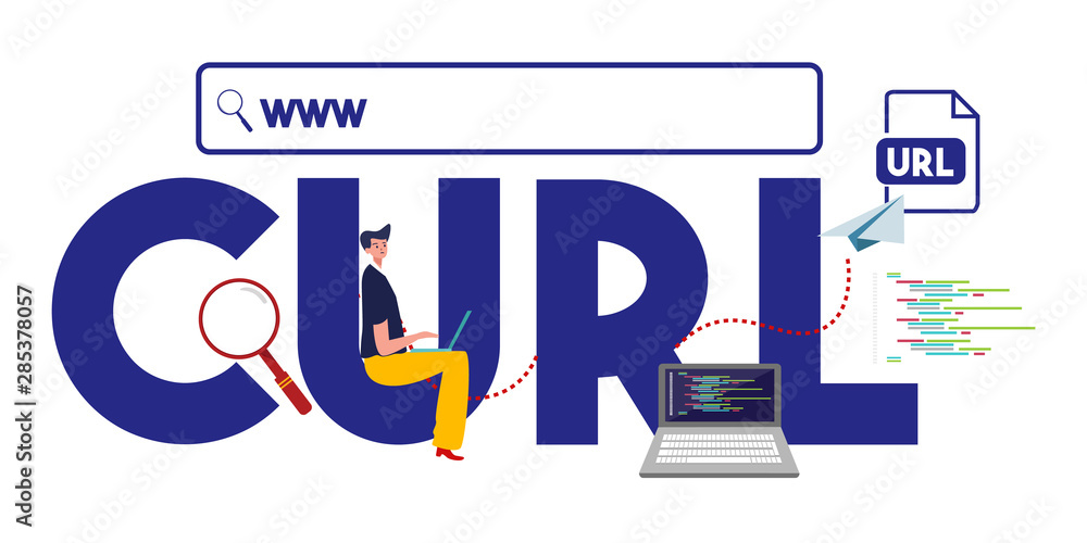 Poster curl www internet address url format website