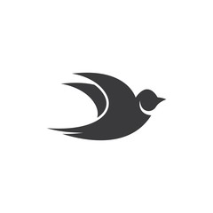Bird logo template vector icon