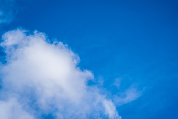 Fototapeta na wymiar Blue Sky and clouds background; nature background