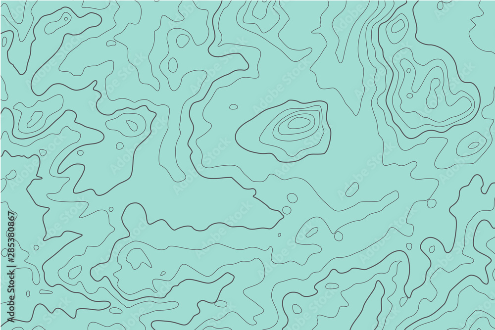 Poster the stylized height of the topographic contour in lines and contours. the concept of a conditional g