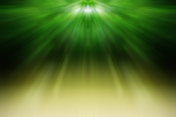 Blur Light Green nature Rays Abstract Background.Green laser beams.