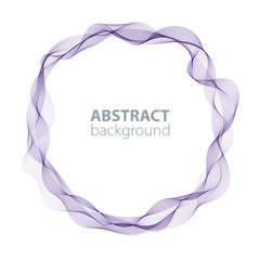 Abstract waves background. Transparent lines