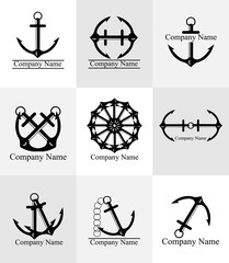 Harbor and anchor logo