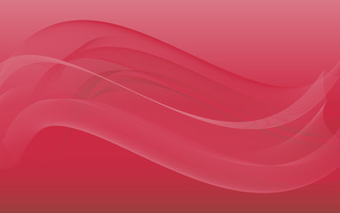 modern red motion flow smooth wave style
