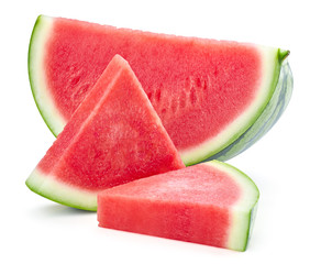 Watermelon slice isolated Clipping Path