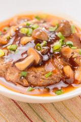 和風キノコハンバーグ