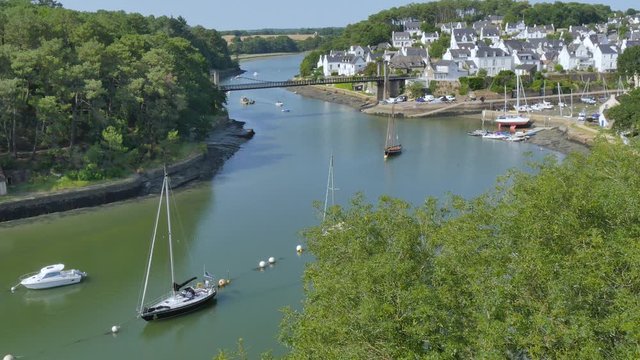 breton village, Le Bono, brittany, France