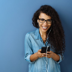 Happy young woman with a warm friendly smile